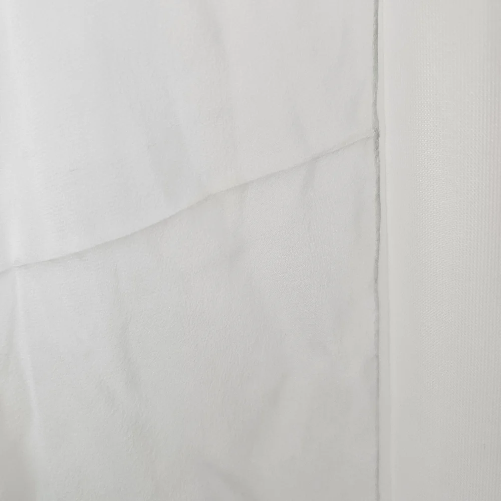 Vintage Saks Fifth Avenue sheer white painted butterfly scarf